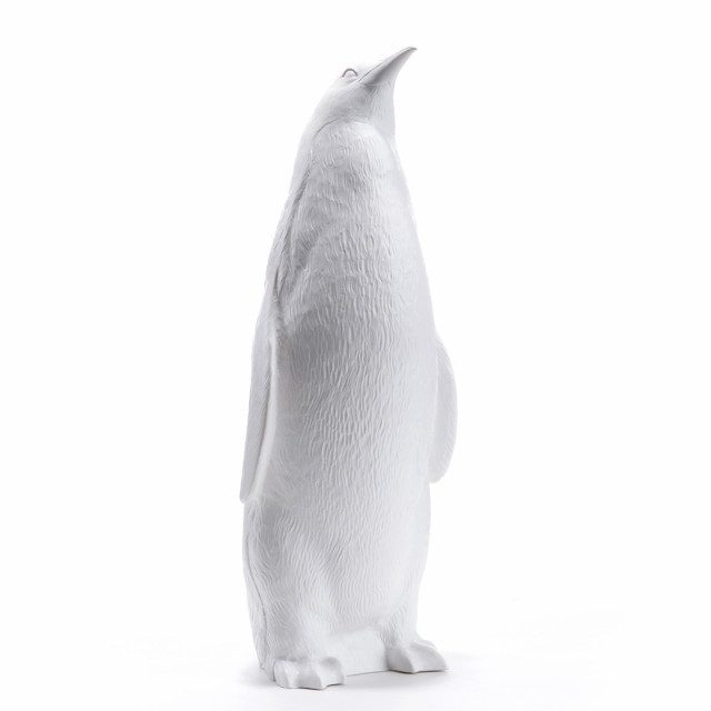 Ottmar Hörl + Penguin head up white
